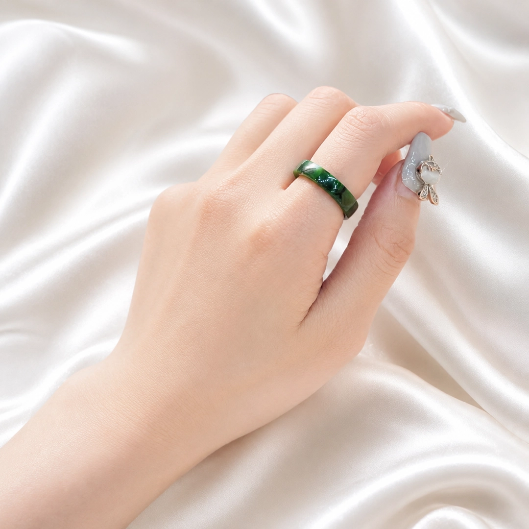 Nhẫn Sơn Thuỷ Bản Vuông - Ảnh 3