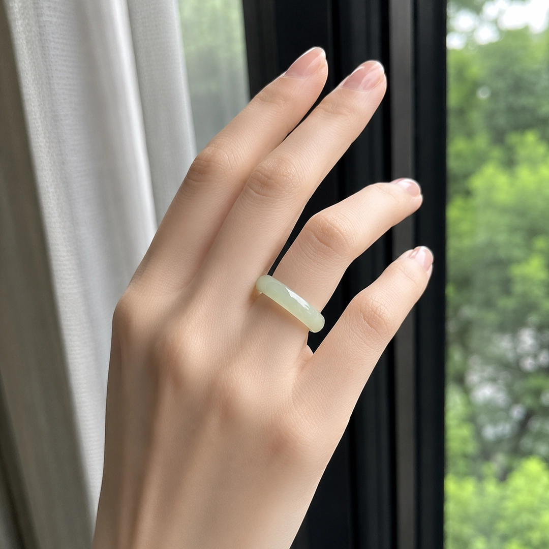 Nhẫn Ngọc Hoà Điền Tự Nhiên - Ảnh 4