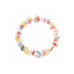 Vòng Tay Vụn Đá Thạch Anh Pastel