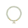 Vòng Tay Ngọc Hoà Điền (Phối Charm Đuôi Cá)