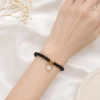 Vòng Tay Mã Não Đen (Phối Mã Não Trắng) - Ảnh 3
