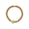 Vòng Tay Ngọc Hòa Điền Mật (Phối Charm Hồ Điệp, Lu Thống)
