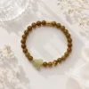 Vòng Tay Ngọc Hòa Điền Mật (Phối Charm Hồ Điệp, Lu Thống) - Ảnh 4