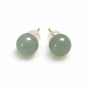 Khuyên Tai Bạc Ngọc Hoà Điền