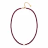 Vòng Cổ Garnet Cắt Giác (Phối Ngọc Hoà Điền) - Ảnh 2
