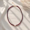 Vòng Cổ Garnet Cắt Giác (Phối Ngọc Hoà Điền) - Ảnh 5