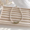 Vòng Cổ Thạch Anh Trắng Cắt Giác (Phối Ngọc Bích) - Ảnh 5