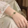 Vòng Tay Hoà Điền Thanh Trà (Phối Như Ý) - Ảnh 3
